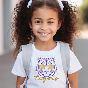 Tigers Shirt for kids, Youth Tigers Shirt, School Spirit TShirt, Mascot Shirt, Tigers Kids Tee, Youth Shirt, Tigers Mascot Shirt, Spirit Tee