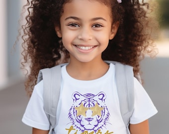 Tigers Shirt for kids, Youth Tigers Shirt, School Spirit TShirt, Mascot Shirt, Tigers Kids Tee, Youth Shirt, Tigers Mascot Shirt, Spirit Tee