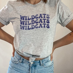 Wildcats Shirt,Teacher T-Shirt,Wildcat T Shirt,Unisex Tee,Team Mascot Shirt,Wildcats Football,Game Day Tee,Wildcats School Spirit