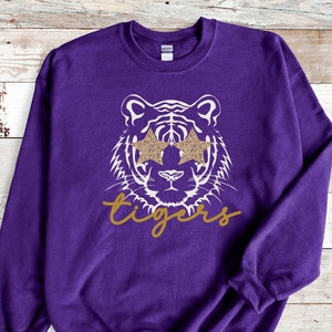 Tigers Sweatshirt, Preppy Tiger Sweatshirt, Tigers Spirit Shirt, Tigers Football, Tigers Mom Sweatshirt, Tigers Spirit Sweatshirt