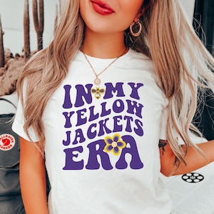 Yellowjackets Shirt, Yellowjackets School Spirit TShirt, Mascot Shirt, Yellowjackets Football, Yellowjacket Teacher Shirt, Sport Graphic Tee