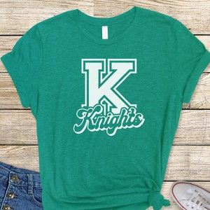 Knights Shirt, Preppy Knights Shirt, Knights Spirit Shirt, Knights Football, Knights Mascot Shirt, Knights Fan Shirt, Knights Spirit Tee