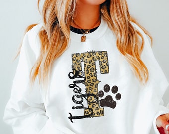Tigers Sweatshirt, Tigers Spirit Shirt, Tigers Football, Tigers Mascot Sweatshirt, Tigers Fan Shirt, Tigers Spirit Sweatshirt, Tiger Sweater