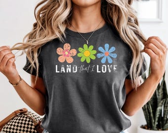 Comfort Colors 4th of July Shirt, Land that I Love Shirt, Patriotic Shirt, USA Shirt, July 4th Shirt, Fourth of July Shirt, USA 250th Shirt