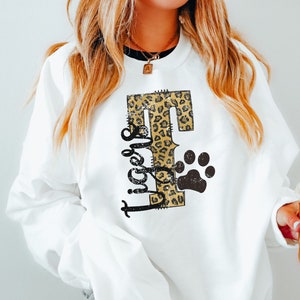 Tigers Sweatshirt, Tigers Spirit Shirt, Tigers Football, Tigers Mascot Sweatshirt, Tigers Fan Shirt, Tigers Spirit Sweatshirt, Tiger Sweater