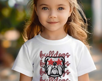 Bulldogs Shirt for Toddler, Toddler Bulldogs Shirt, Toddler Spirit TShirt, Bulldogs Game Day, Bulldogs Toddler Tee, Bulldogs Mascot Shirt