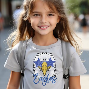Gameday Shirt for Kids Eagles Kids Shirt Team Spirit Shirts for Kids Eagles Toddler Shirt Eagles School Shirts Eagles Head Eagles Shirt Etsy