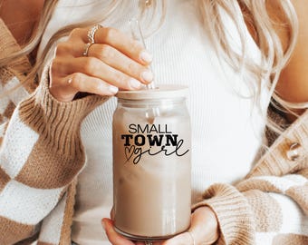 Small Town Girl Sticker, Country Girl Sticker, Country Music Sticker, Cute Girl Sticker, Southern Girl Sticker, Water Bottle Sticker