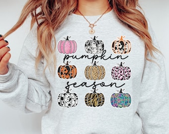 Pumpkin Season Sweatshirt, Fall Vibes Sweatshirt, Thanksgiving Sweater, Family Thanksgiving Sweater, Autumn Crewneck Sweatshirt