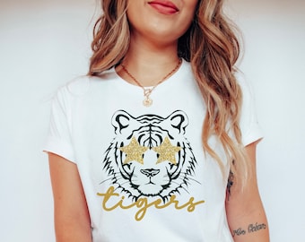 Tigers Shirt, Tigers Spirit Shirt, Tigers Football, Tiger School Mascot Shirt, Tigers Fan Shirt, Tigers School Spirit Tee, Tiger Pride Shirt