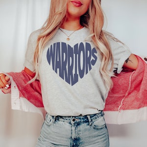 Warriors Shirt, School Spirit TShirt, Mascot Shirt, Warriors Football Shirt, Warriors Mom Shirt, Sport Graphic Tee, Warriors Basketball