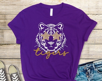 Tigers Shirt, Preppy Tigers Shirt, Tigers Spirit Shirt, Tigers Football, Tiger Mascot Shirt, Tigers Fan Shirt, Tigers School Spirit Tee