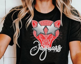 Jaguar Shirt, Preppy Jaguars Shirt, Teacher T-Shirt, Jaguars Mom Tee, Team Mascot Shirt, Jaguars Football, Jaguars School Spirit Shirt