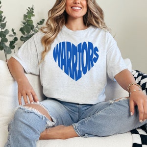 Warriors Shirt, School Spirit TShirt, Mascot Shirt, Warriors Football Shirt, Warriors Mom Shirt, Sport Graphic Tee, Warriors Basketball