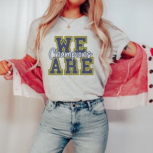 Champions Shirt, Teacher T-Shirt, Champion T Shirt, Unisex Tee, Team Mascot Shirt, Champions Football, Game Day Tee, Champions School Spirit