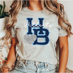 Wildcats Shirt, Har-ber Wildcats Shirt, Teacher T-Shirt, Unisex Tee, Team Mascot Shirt, Wildcats Football, Wildcats School Spirit Shirt