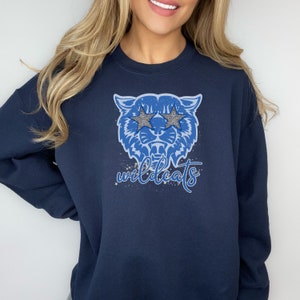 Wildcats Script-Women's Crew Neck Sweatshirt main image 0