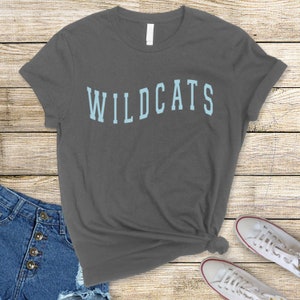 Wildcats Shirt,Teacher T-Shirt,Wildcat T Shirt,Unisex Tee,Team Mascot Shirt,Wildcats Football,Game Day Tee,Wildcats School Spirit
