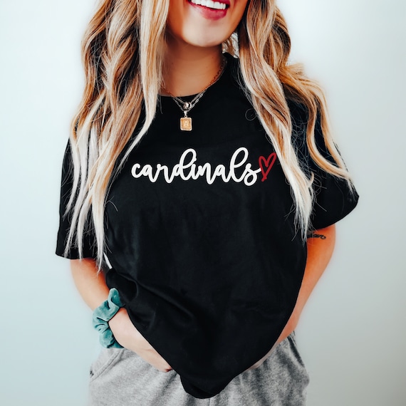 Cardinal Shirt, School Spirit TShirt, Mascot Shirt, Cardinal Football Shirt, Cardinal Mom Shirt, Sport Graphic Tee, Cardinal Basketball