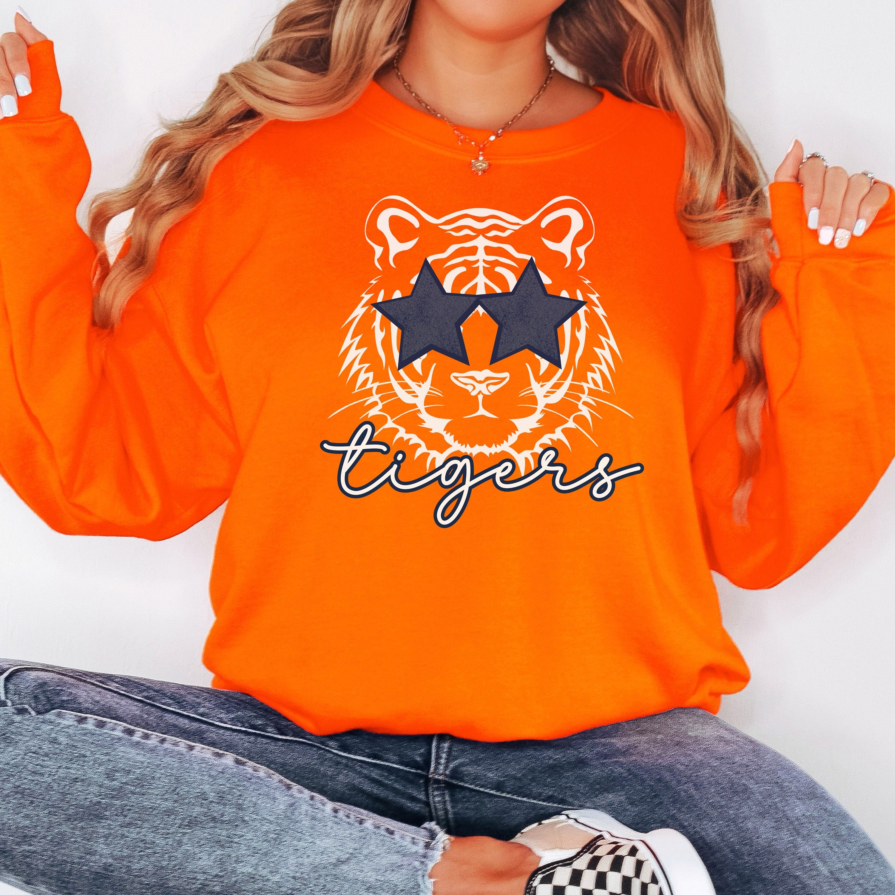 Sweat à capuche brodé Auburn Tigers vintage, NCAA Sportswear (L