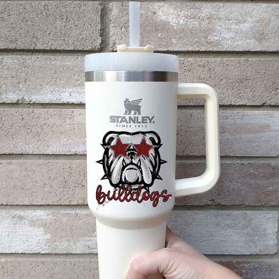 Bulldog Sticker, Bulldog Decal, Bulldog Mascot Decal, Spirit Sticker, Laptop Sticker, Car Decal, Sticker for Student, Sticker for Teacher