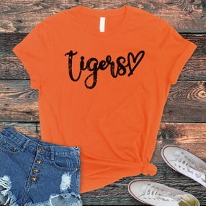 Tigers Shirt, Preppy Tigers Shirt, Tigers Spirit Shirt, Tigers Football, Tiger Mascot Shirt, Tigers Fan Shirt, Tigers School Spirit Tee