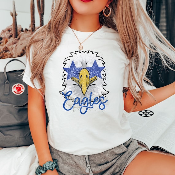 Eagle Shirt, Preppy Eagle Shirt, School Spirit TShirt, Mascot Shirt, Eagle Football Shirt, Eagles Mom Shirt, Eagles Team Spirit Shirt