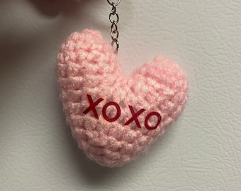 XOXO Heart Keychain