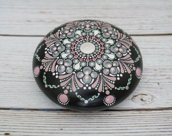 Handmade Painted Stone Mandala