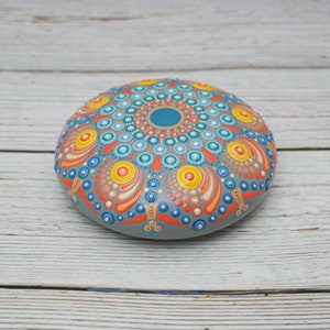 Handmade Painted Stone Mandala