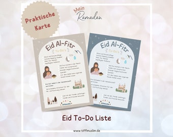Eid To-Do-kaarten