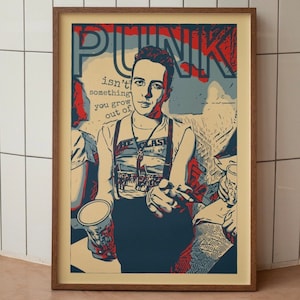 THE CLASH ザ クラッシュ 大判 ポスター ジョーストラマー
