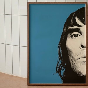 IAN BROWN / Impresión de música pop My Star /// Stone Roses, Madchester, Manchester, arte de pared, decoración del hogar