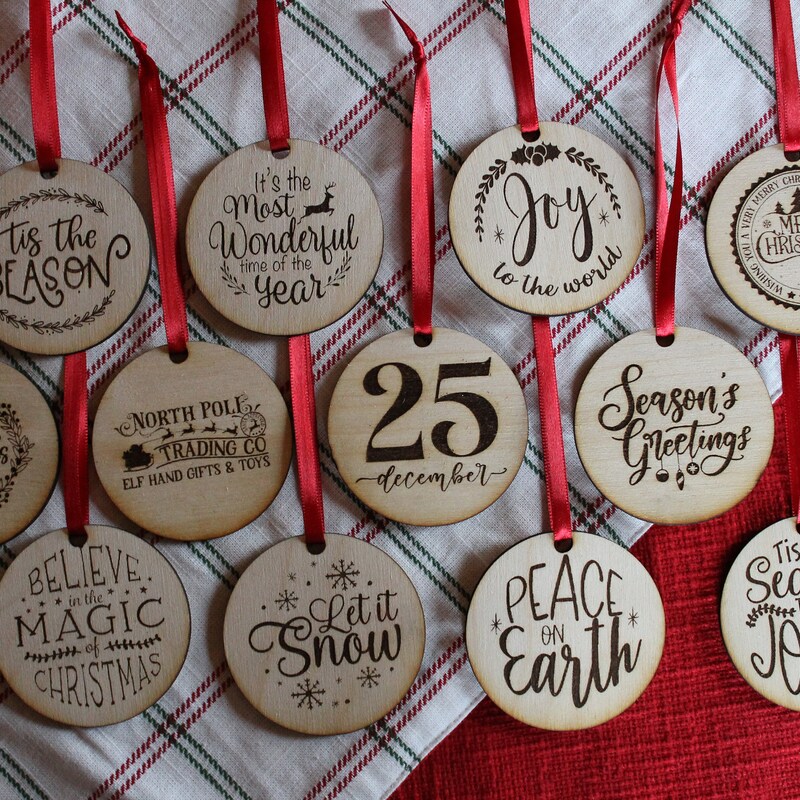 Wooden Christmas Ornaments Etsy — free download