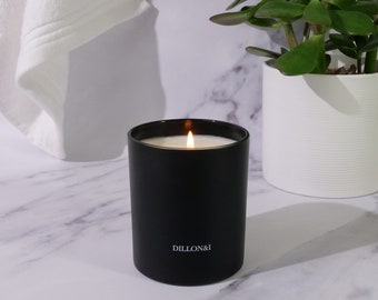 Luxury Black Scented Candle | 100% Soy Wax Candle |  French Blackberry Scented Candle | 230g | 46hrs Burn Time