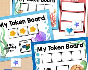 SUPERHERO Token Boards (reward Charts) Visuals for Positive Behavior ...