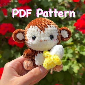 Baby Monkey Crochet PATTERN