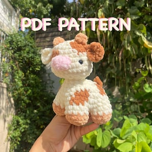 Mini Cow Crochet PATTERN