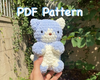 CROCHET PDF PATTERN: Crochet Cat (Kitten)