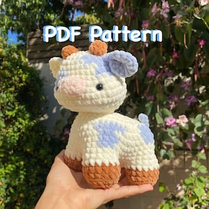 CROCHET PDF PATTERN: Big Cow