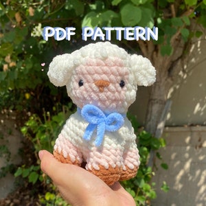 Baby Lamb (Standing) Crochet PATTERN