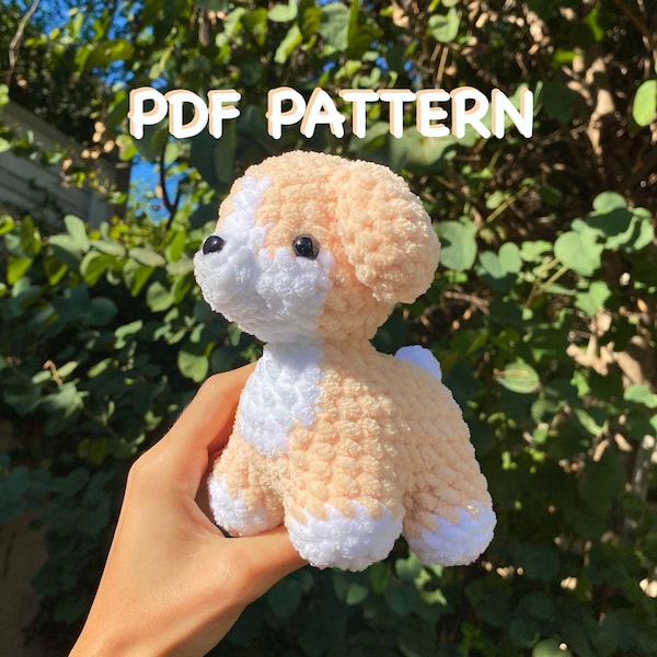 CROCHET PDF PATTERN: Puppy dog