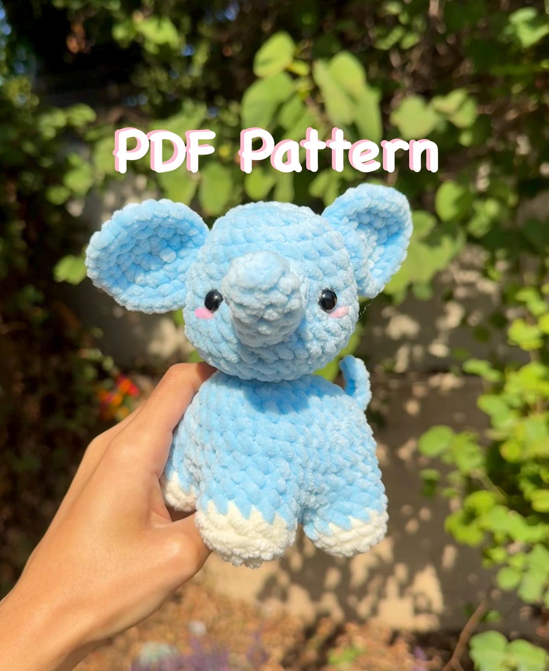 Baby Elephant Crochet PATTERN - Etsy