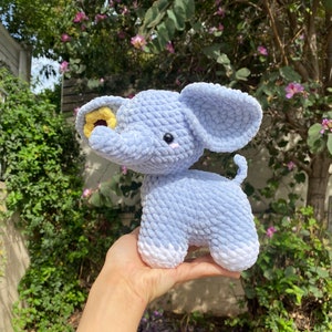 CROCHET PDF PATTERN: Elephant zdjęcie 3