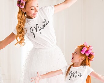 Matching Mama & Mini T-Shirts: Mother Daughter Gift