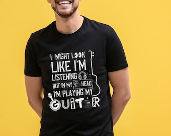 Funny Guitar Player T-Shirt: Music Lover Gift