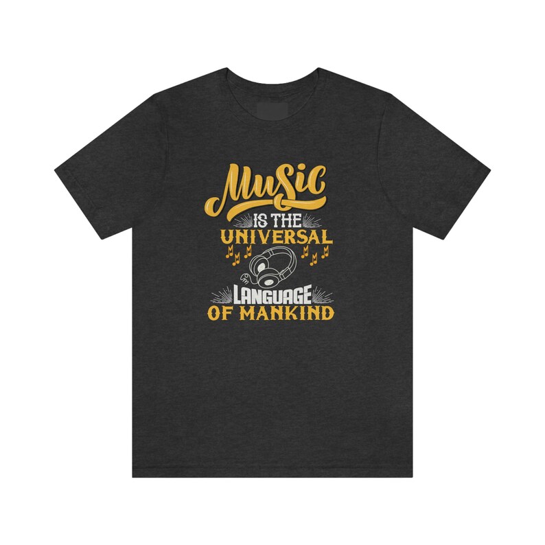 Music Is The Universal Language T-Shirt: Musician Gift Tee 画像 8