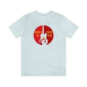 Retro Nashville Hot Chicken Guitar T-Shirt: Vintage Music Tee 画像 9
