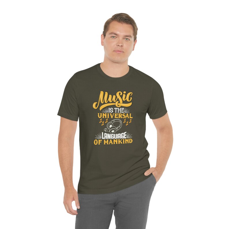 Music Is The Universal Language T-Shirt: Musician Gift Tee 画像 7