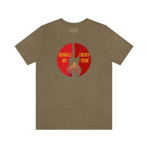 Retro Nashville Hot Chicken Guitar T-Shirt: Vintage Music Tee 画像 4